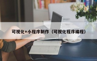 朔州可视化+小程序制作（可视化程序编程）